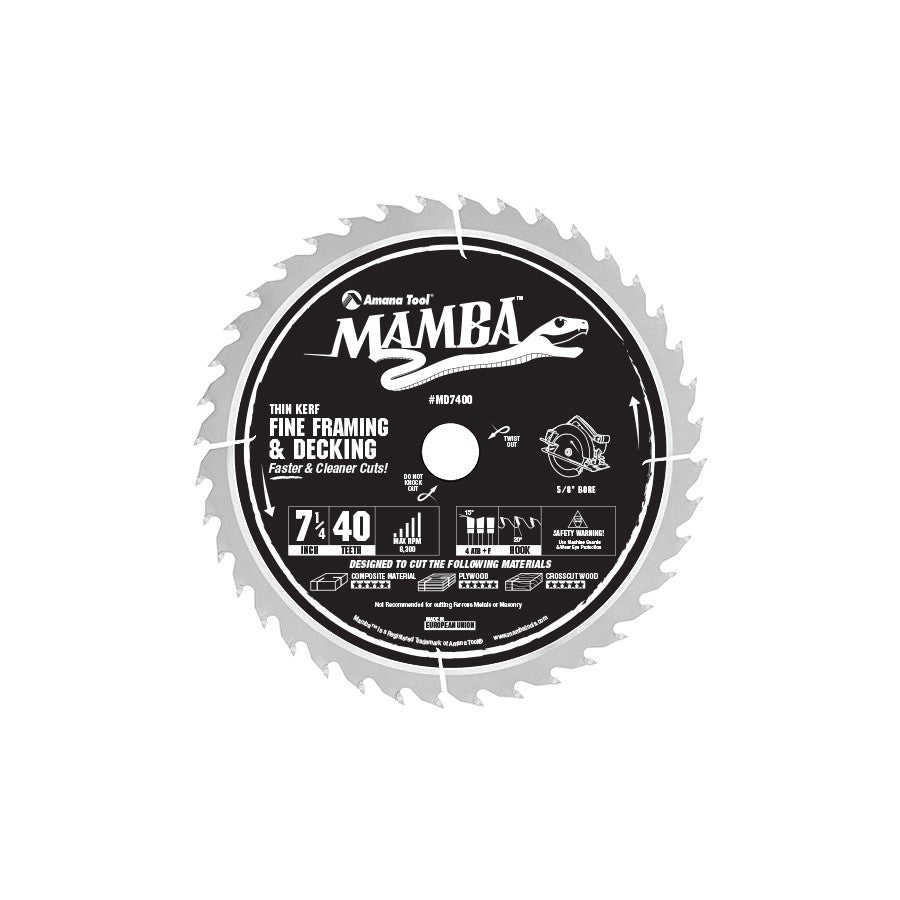 Timberline Mamba BLADE GP 7.25″x 40T (MD7400) Timberline Mamba BLADE GP 7.25″x 40T (MD7400)